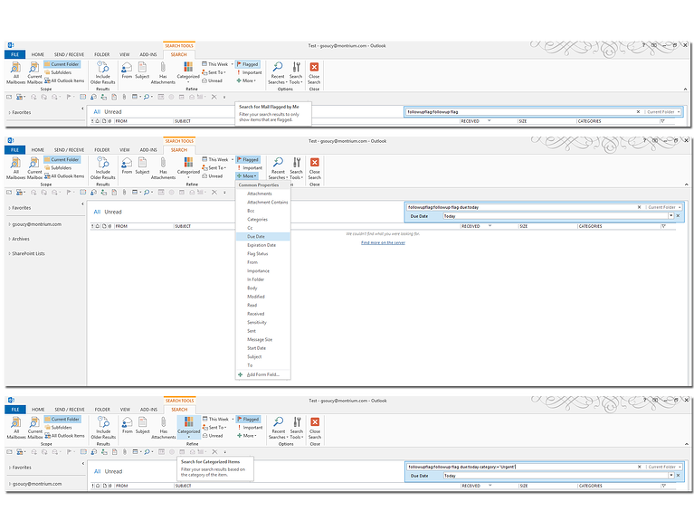 Outlook-Screenshots