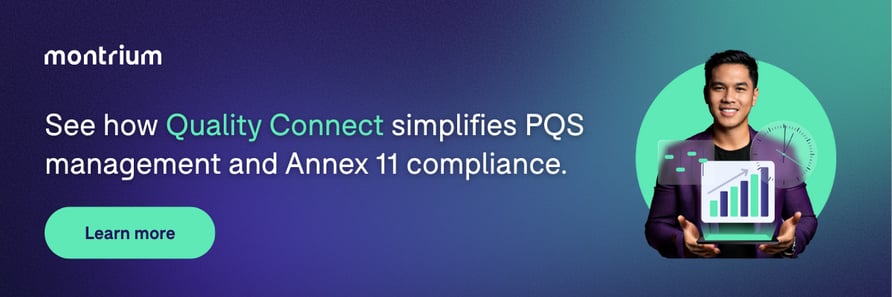 See how Quality Connect simplifies PQS management and Annex 11 compliance.