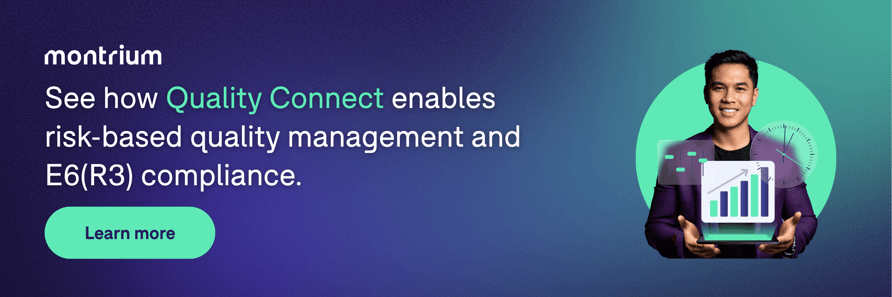 See how Quality Connect enables risk-based quality management and E6(R3) compliance