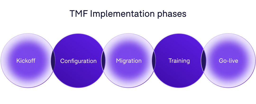TMF Implementation phases