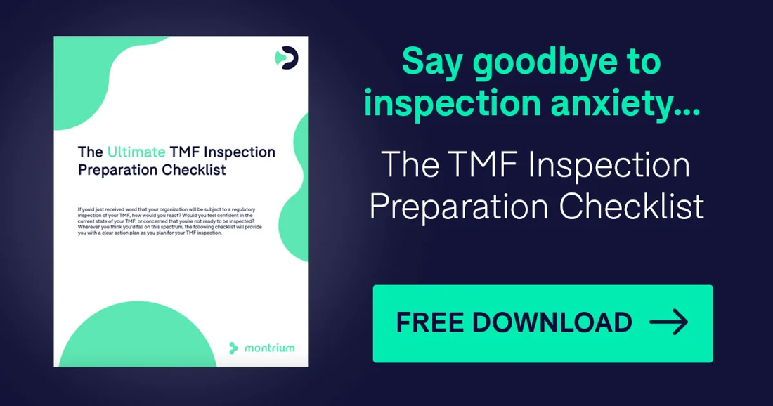 TMF Inspection Preparation Checklist