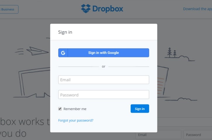 Dropbox Passwords