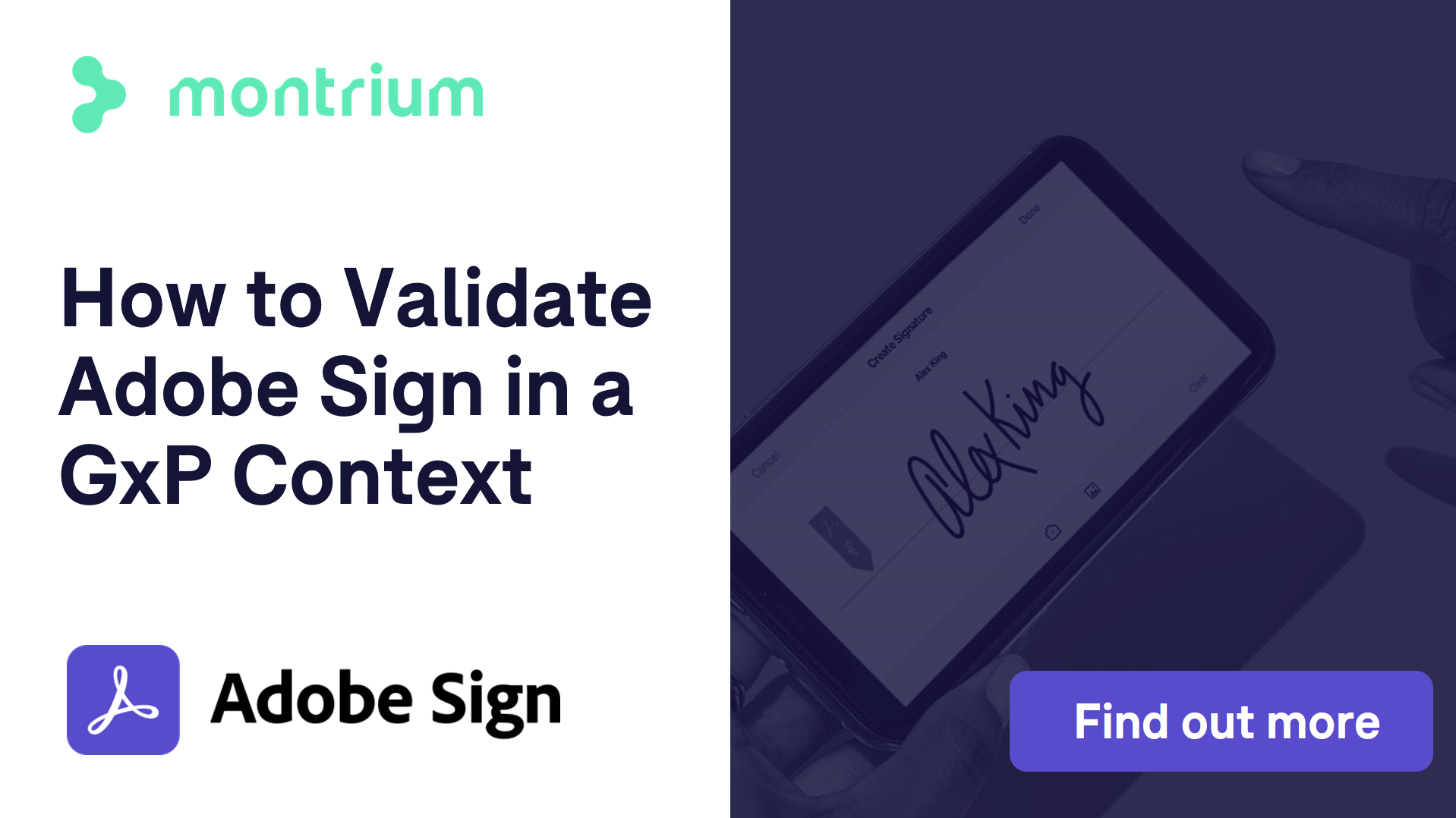 How to Validate Adobe Sign in a GxP Context